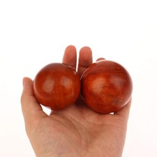 2 Pcs Baoding Balls Chinese Exercise Stress Balls Rosewood Massage Ball