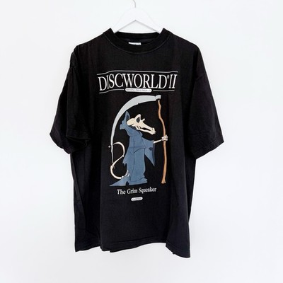 Discworld 2 Vintage Promo Shirt The Grim Squeaker Terry Pratchett Size XL 90s