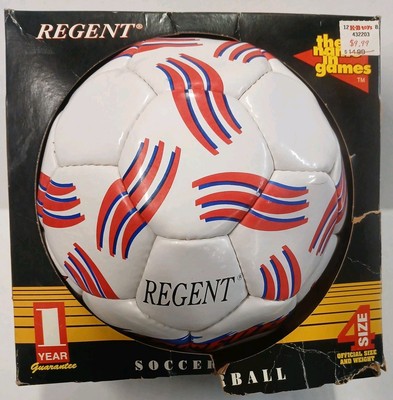 Vintage Regent Soccerball Size 4 Meteor  New With Box Damage