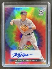 2024 Leaf Electrum Kevin McGonigle Silver Board Tie Dye Auto RC #/49