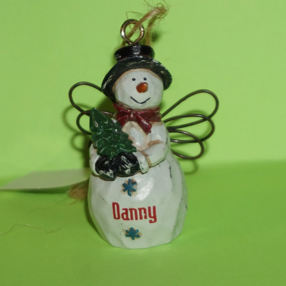 Ganz Christmas Ornament Snowman Angel Wings Woodland Snow Angel Choose Name JB - Image 4 of 4