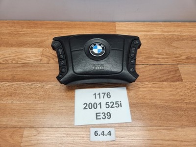   OEM BMW E39 Driver Steering Wheel Airbag Air Bag Multifunction Buttons Black