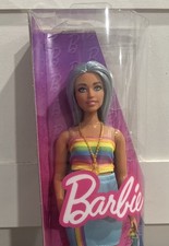 Barbie Fashionistas Doll #218 w/ Long Blue Hair 65th Anniversary Collectible NWT