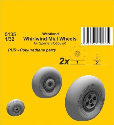 CMK 129-5135 - 1:32 Westland Whirlwind Mk.I Wheels - Neu