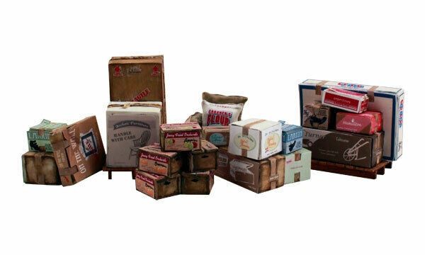 Miscellaneous Freight - N Scale (6 pieces) Woodland scenics A2216