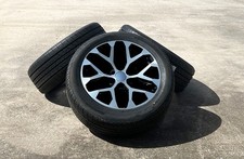 20x9 Black Silver Snowflake Wheels All Season Tires Tpms Chevy Silverado Tahoe 20x9 Black Silver Snowflake Wheels All Season Tires Tpms Chevy Silverado Tahoe