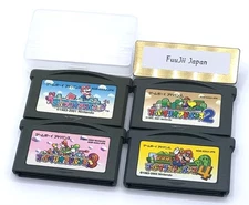 Super Mario Advance 1 2 3 4 set Nintendo GameBoy Advance GBA Tested Japanese
