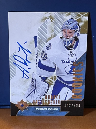 2014-15 Ultimate Collection Rookies- Andrei Vasilevskiy Rookie Auto RC /299 - NM