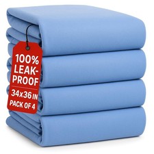 Epicessentials Incontinence Bed Pads Washable Waterproof Mattress Protector 3...