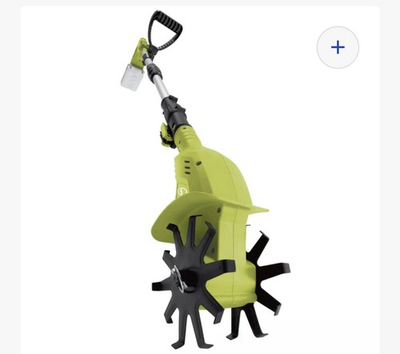 #ad Restored Sun Joe 24V TLR LTE 24V Cordless Garden Tiller Cultivator Kit W $60.00