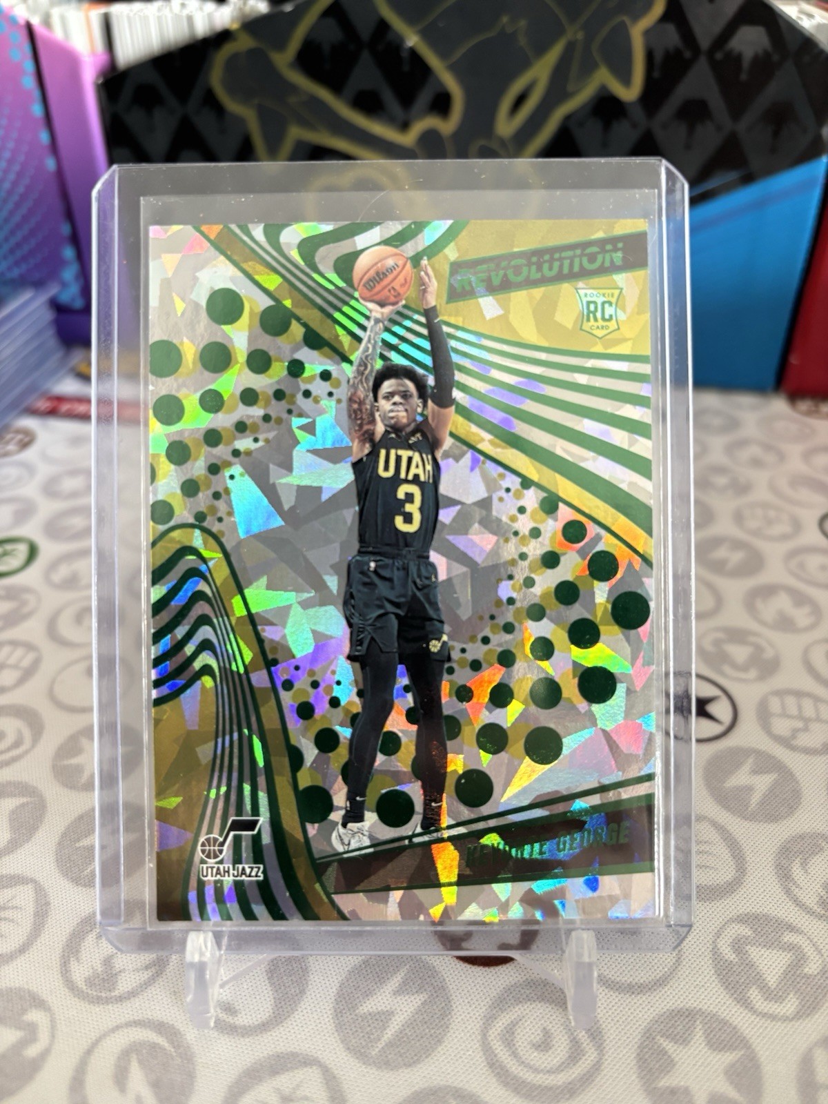 2023-24 Panini Revolution - Rookies Keyonte George Chinese New Year Emerald /88