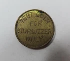 USA Wurlitzer Jukebox Test Token North West Sound System SCARCE
