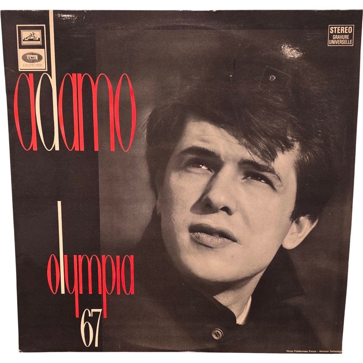 Adamo Olympia 67 Vinyl Record CFELP 1321 Stereo EMI French