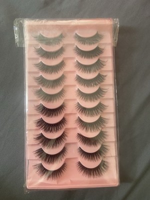 10 Pairs 3D False Eyelashes