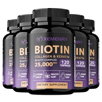 Biotin Collagen & Keratin - Anti-Aging, Support Skin Health, Prevents Hair Loss