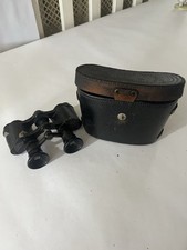 Antique 1920  s C.p Goerz 6x Neo-trieder Binoculars With Case  