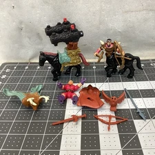 Fisher Price Imaginext Lost Fortress Centaur Black Horse Toy Lot Bundle