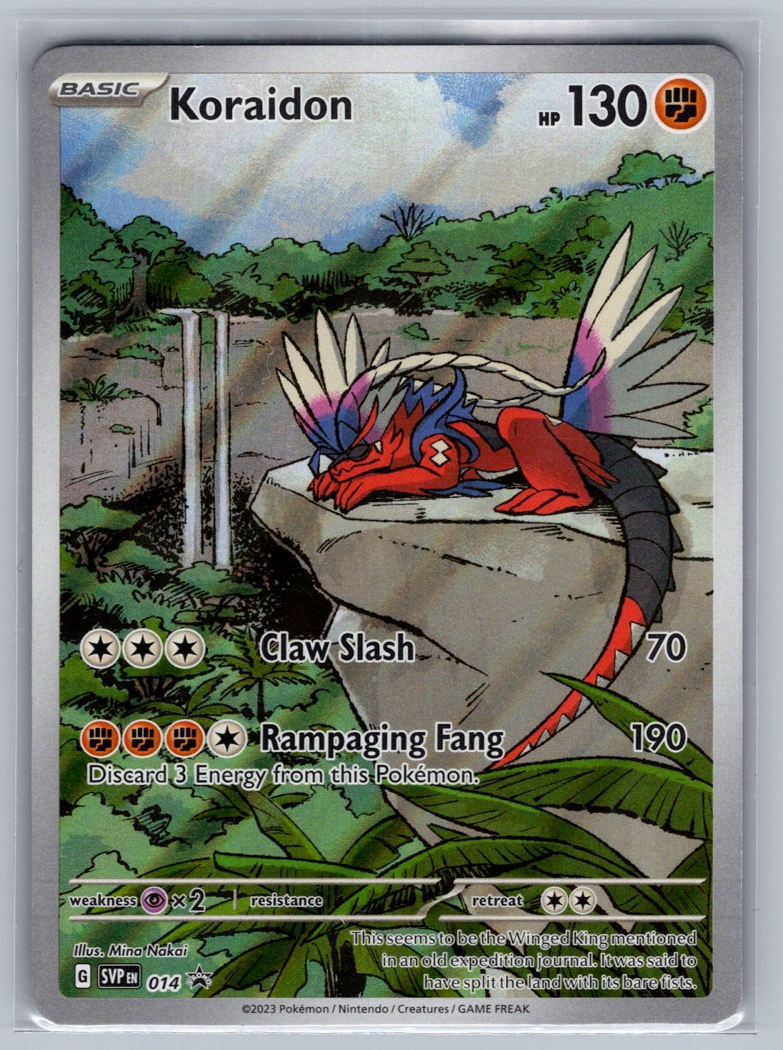 Koraidon 014 Holo Promo Scarlet & Violet Promo Pokemon Near Mint