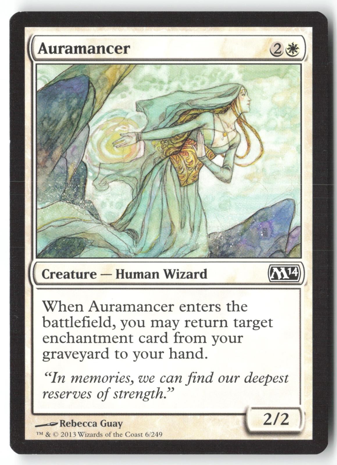 Auramancer 6 Common Magic 2014 (M14) Magic: The Gathering Near Mint