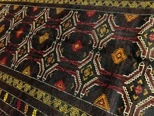 4.5 X 9.5  COLLECTRS' ITEM Antique Nomad  Maldari, Tribal Latif Khani Nomad Rug
