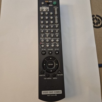 Sony RMT-V501A Video DVD Combo Remote Control Genuine OEM RMTV501A Tested
