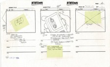 Jim Lee Wildc.a.t.s. Production  Animation Storyboard Nelvana 1994-5 D1-001