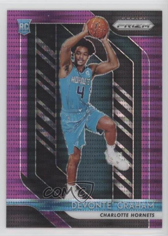 2018-19 Panini Prizm Purple Pulsar 10/35 Devonte' Graham #288 Rookie RC 1m7r
