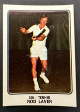 1973/74 PANINI SPORT CHAMPIONS #358 ROD LAVER VERY RARE ROOKIE