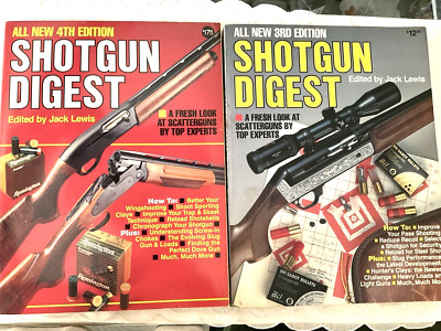 Vintage Shotgun Digest Lot of 2 All New 3rd Edition and 4th Edition Paperbacks