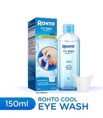 ROHTO Cool Eye Wash Distilled With Hazel 13% (v/v) 150ml
