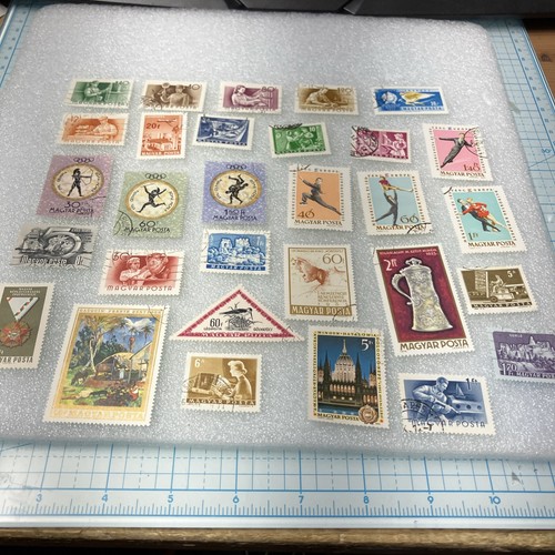 30 USED Mixed Magyar/Hungary Stamps, 1960's-1970's- NICE- Sports/Jobs etc. DEAL! - Picture 16 of 18