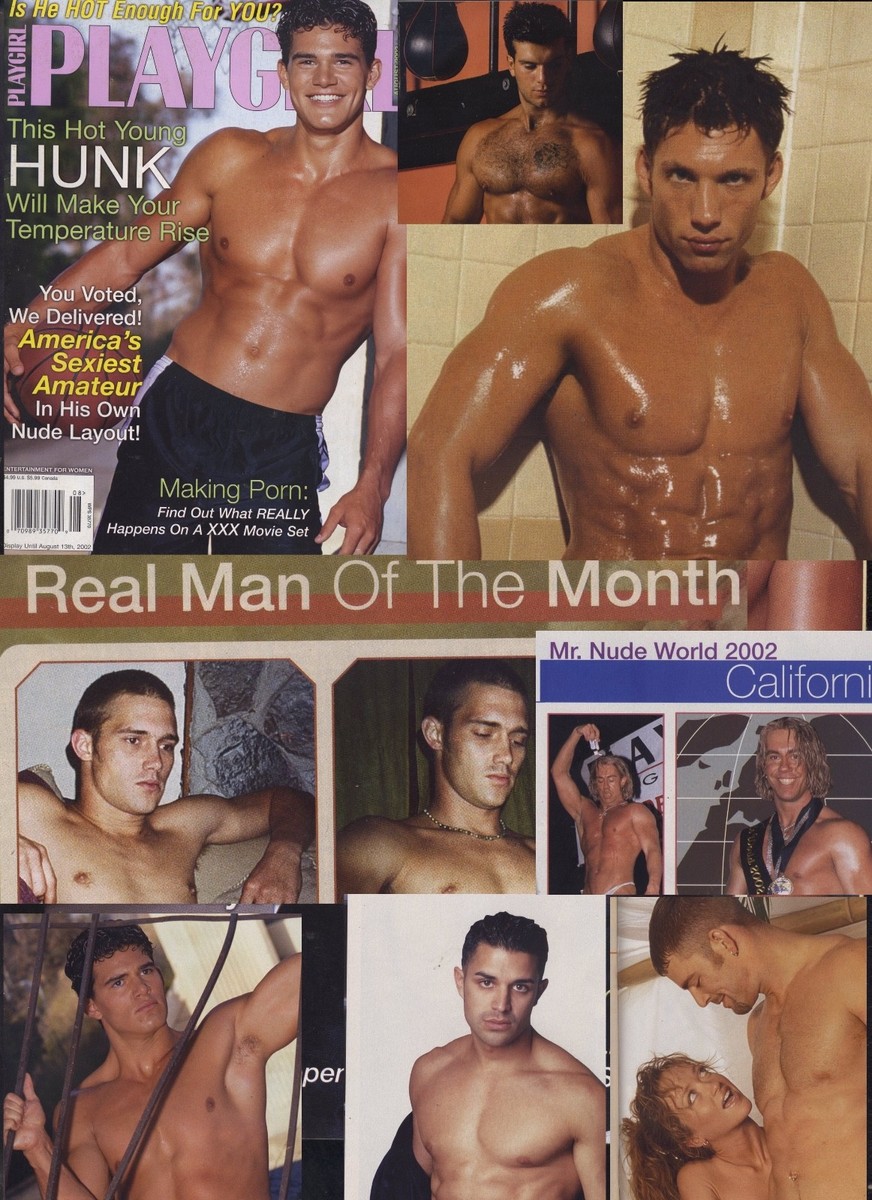 PLAYGIRL 8-02 AUGUST 2002 GREEK GOD JENNA JAMESON REAL MAN OF YEAR HUGE  REAL MA | eBay