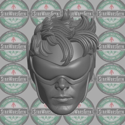DC Absolute Flash Wally West custom head for McFarlane & other action figures