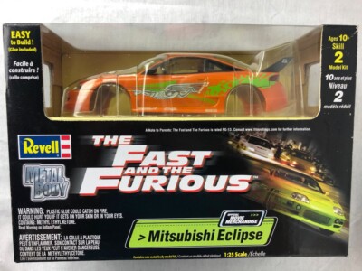 Revell 1/25 Fast and the Furious Orange Mitsubishi Eclipse Metal