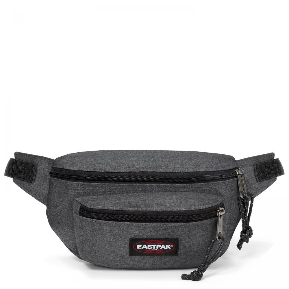 СУМКА-ПЕРЕНОСКА Eastpak ИЗ черной джинсовой ткани Bauchtasche Schwarz 4590₽