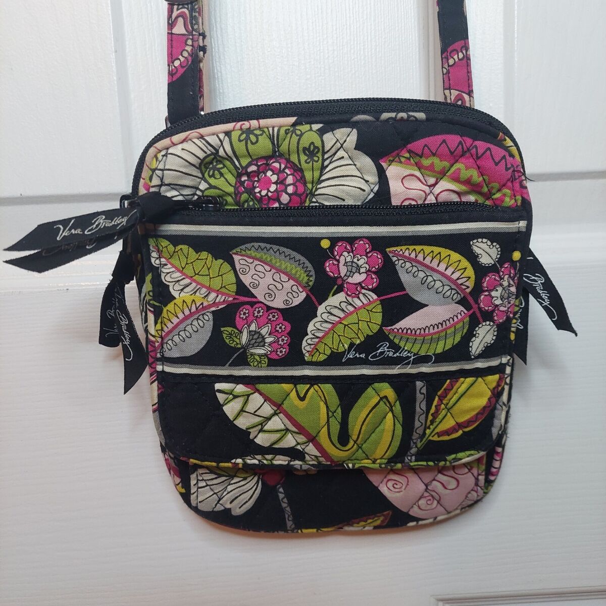 Vera Bradley Moon Blooms Mini Hipster Crossbody Bag Black Vera Bradley Moon Blooms Mini Hipster Crossbody Bag Black