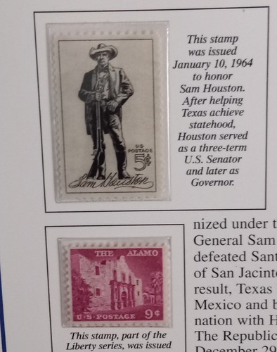 2004 Texas State Quarters and Stamps Card from the Postal Commemorative Society - Picture 3 of 4