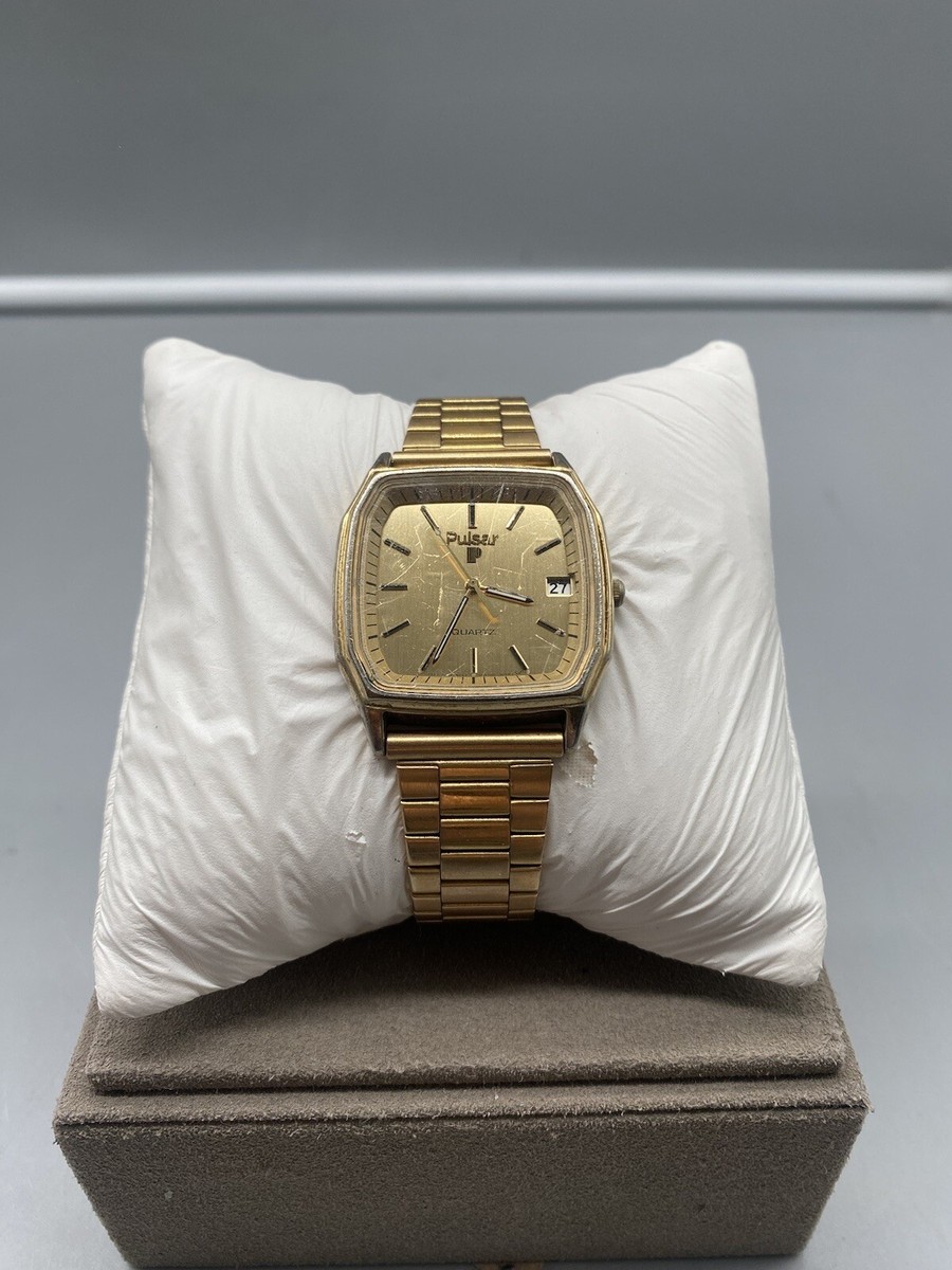 Pulsar Quartz Herrenuhr Water Resist mit Datumsanzeige F5