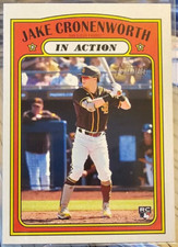2021 Topps Heritage In Action Jake Cronenworth RC #20 San Diego Padres