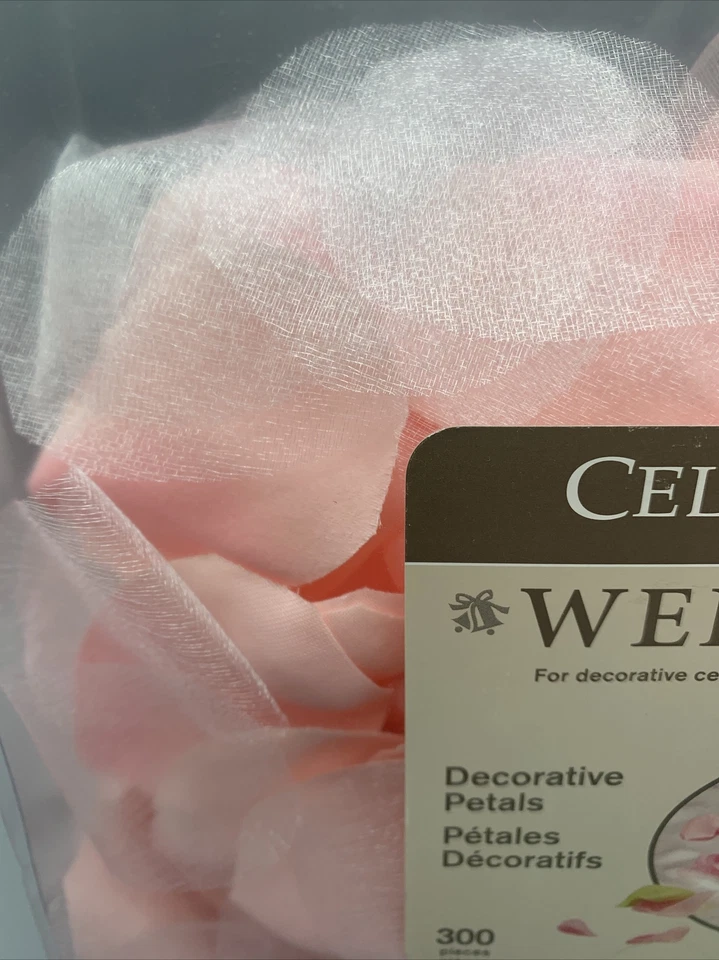 Pétalos de tela rosa para propuestas de boda de San Valentín rellenos de jarrón 300 pétalos Foto 3 de 4