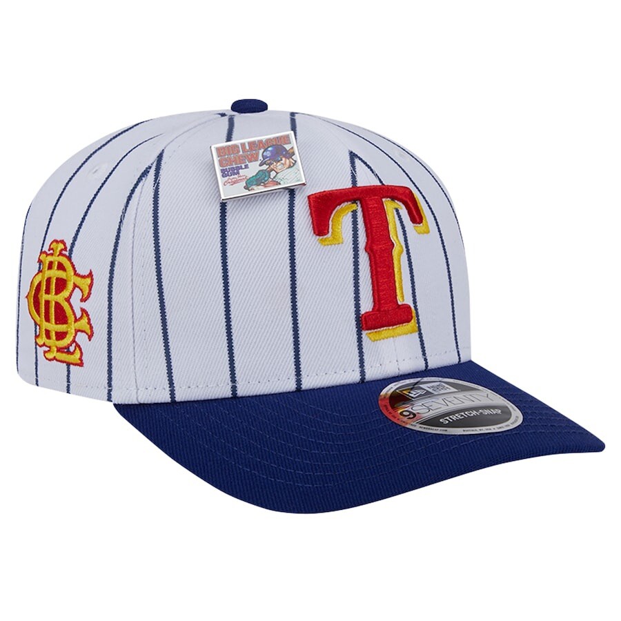 Texas Rangers Big League Chew Pinstripe New Era 9seventy Stretch