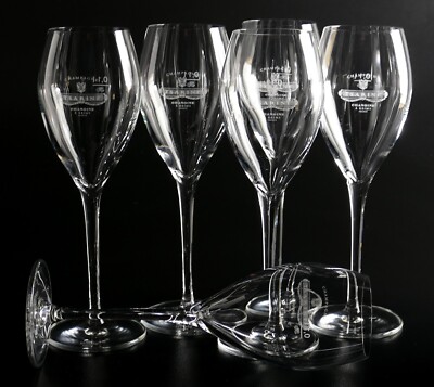 6 x Tsarine Chandon & Reims Champagner Glas Stözle 0,1l Gläser Bar Neu 1075