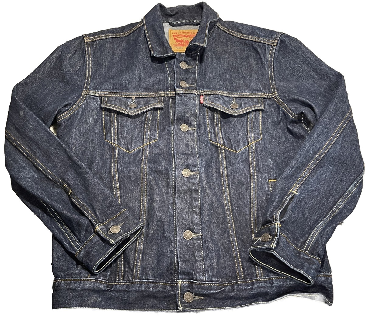 Levi’s Denim Trucker Jean Jacket Style 72334 Mens Size Medium