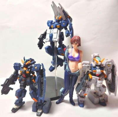 GUNDAM TR-1 Hazel Advanced Audrey April BANDAI Figure SET | eBay