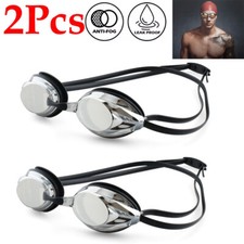 Unisex-Adult Swim Goggles Mirrored Vanquisher 2.0 Anti-Fog UV Protection 2 Pack