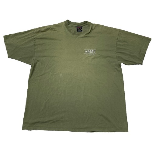 VTG Fort Drum NY Green T-shirt Military Army Single Stitch Soffe’s Choice XXL