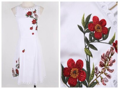 silia kirstenbosch embroidered dress