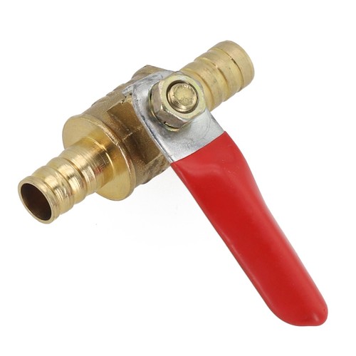 Robust Brass In Line Fuel Tap with 8mm (5/16) Petcock for Enhanced Grip - Picture 24 of 24