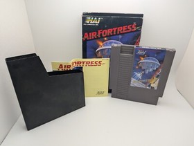 Air Fortress (Nintendo NES, 1989) w/ Box Manual, Dust Sleeve CIB Clean Copy