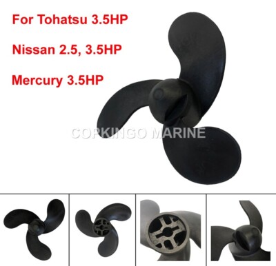 Boat Propeller for Tohatsu Mercury Johnson Evinrude outboard 2.5HP 3.5HP F6